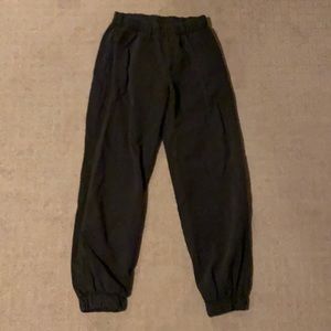 brandy melville black rosa sweatpants perfect condition